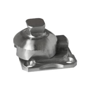 Sliding adapter with pyramid reciever